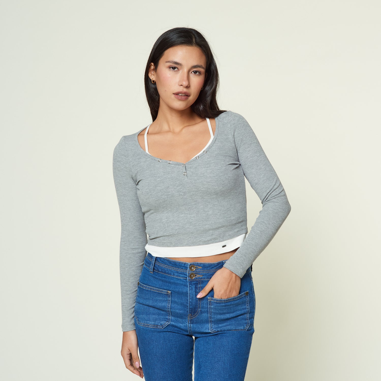 Polo Herme Gris