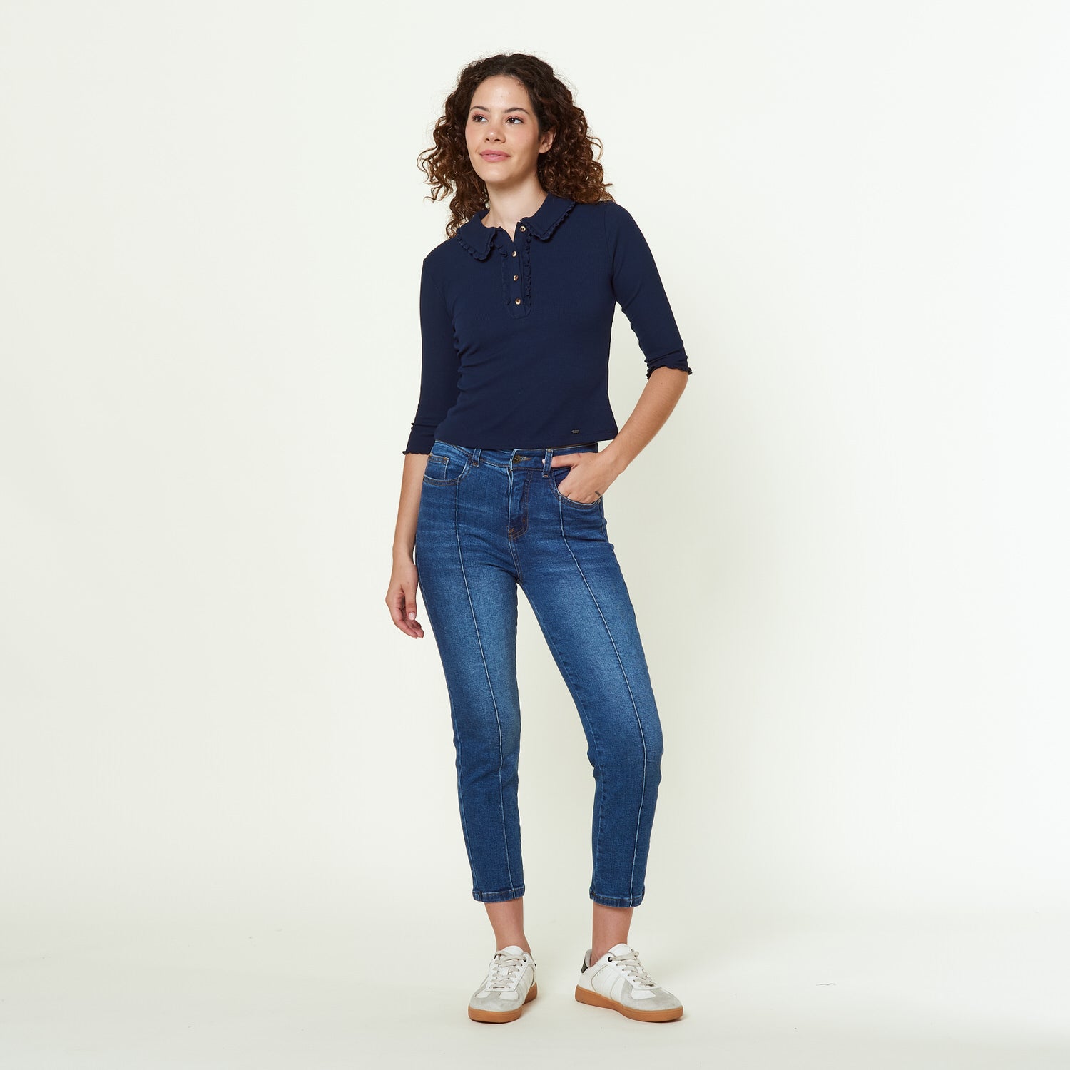Polo Natalia Azul