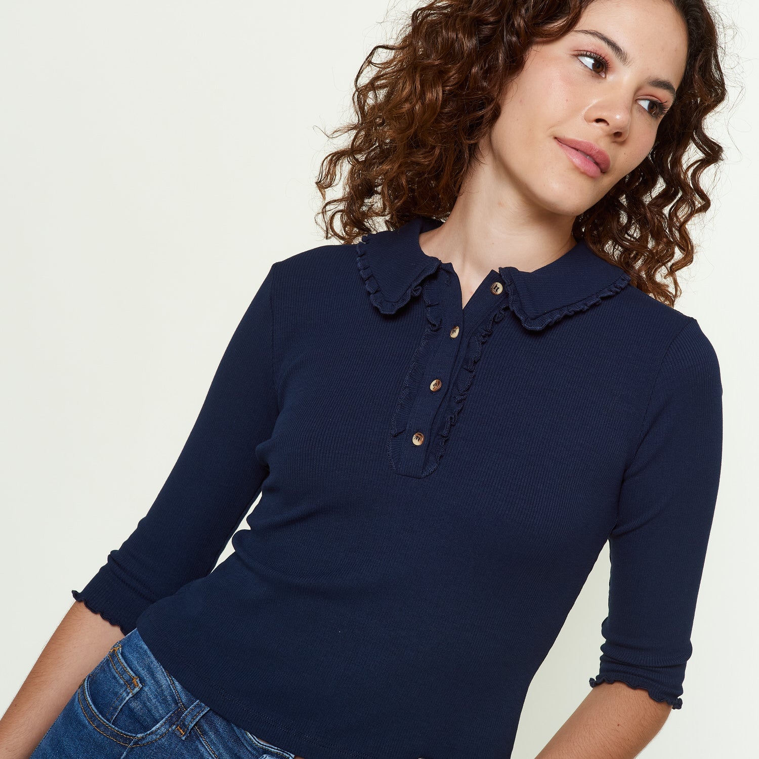 Polo Natalia Azul