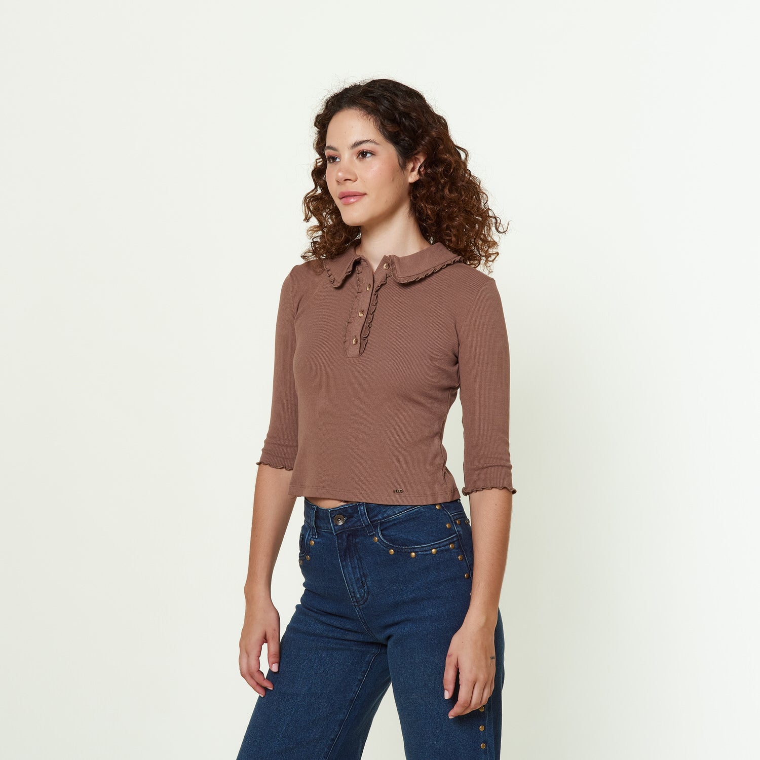 Polo Natalia Marron