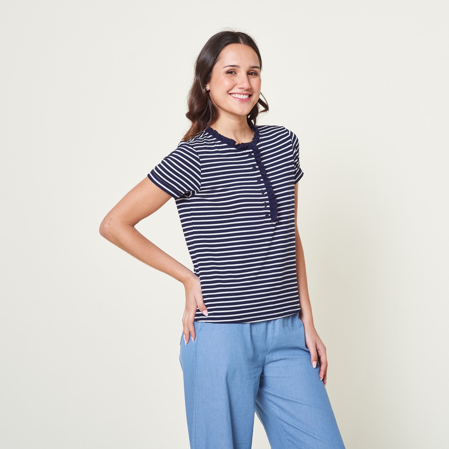 Polo Okina Azul