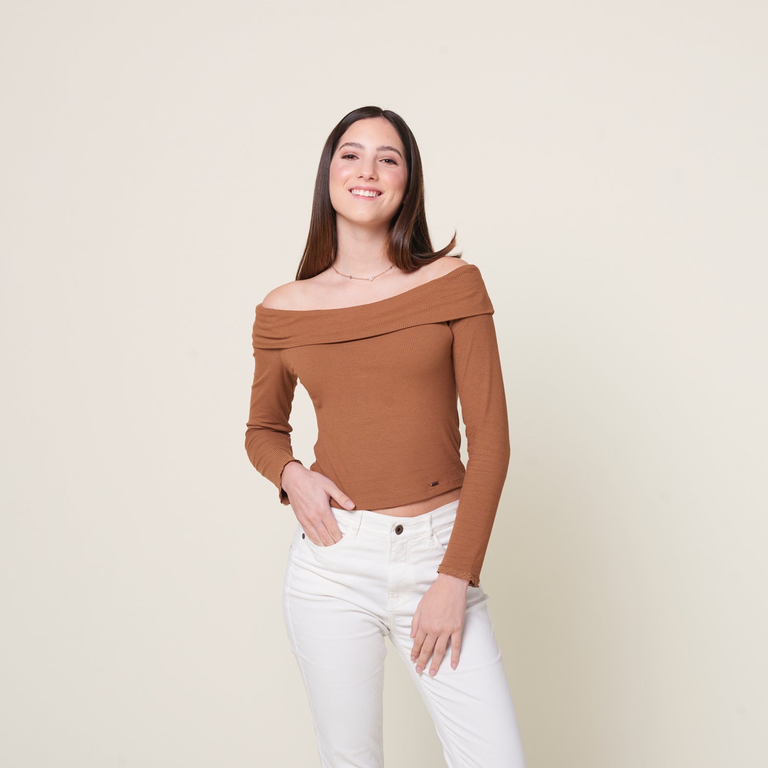 Polo Olivia Camel