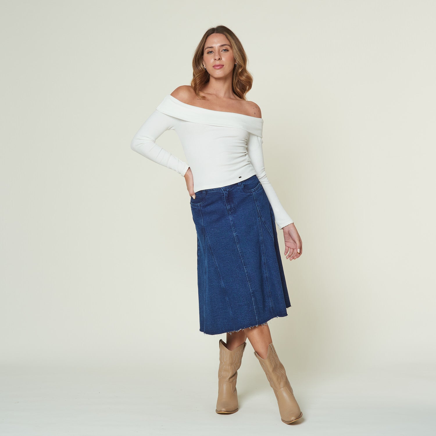 Polo Olivia Hueso