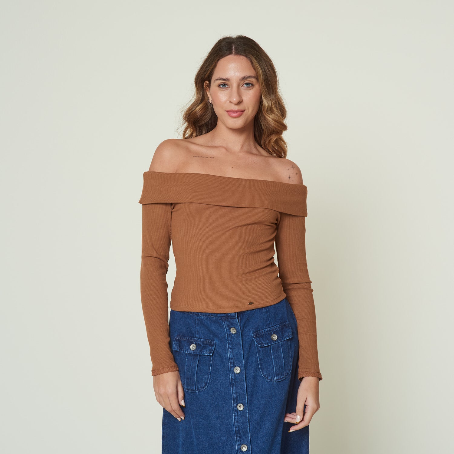 Polo Olivia Camel