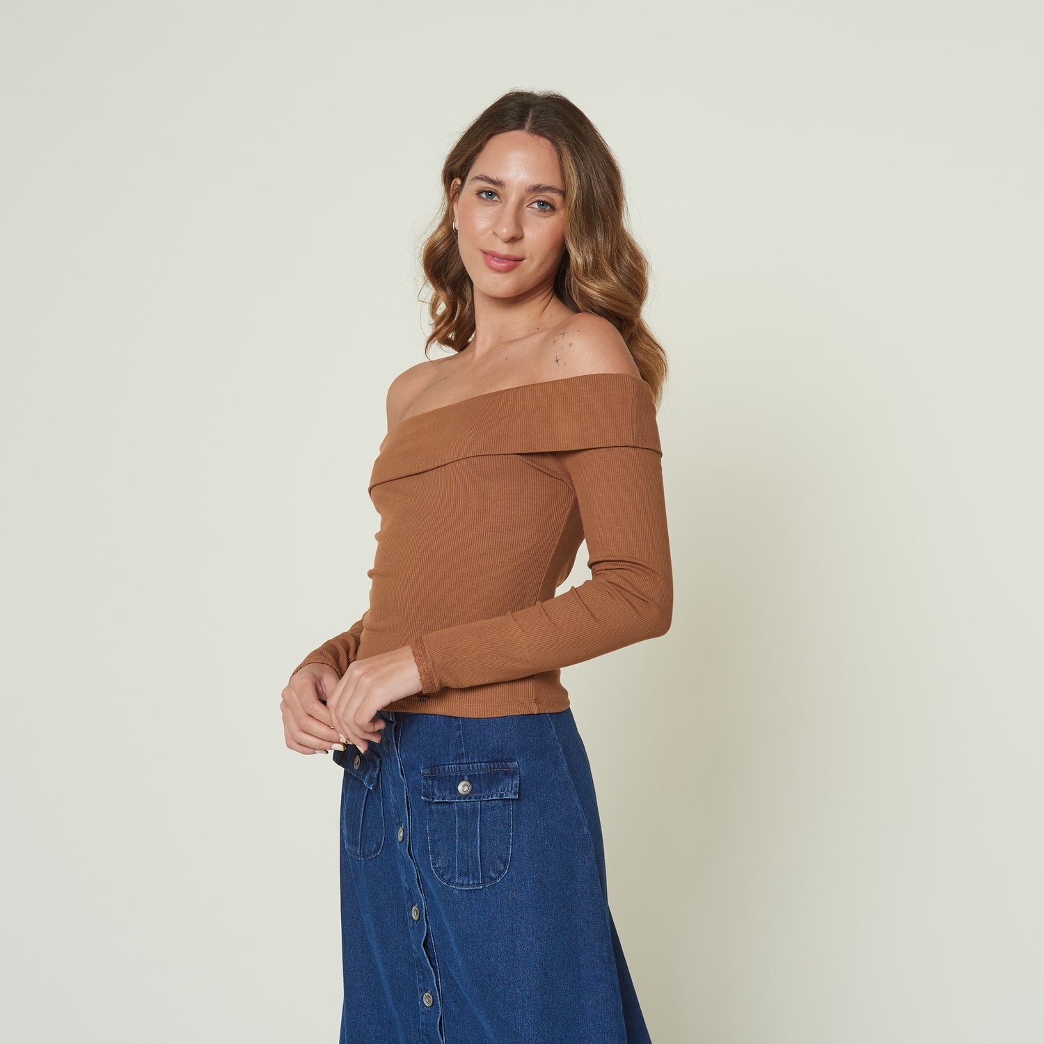 Polo Olivia Camel