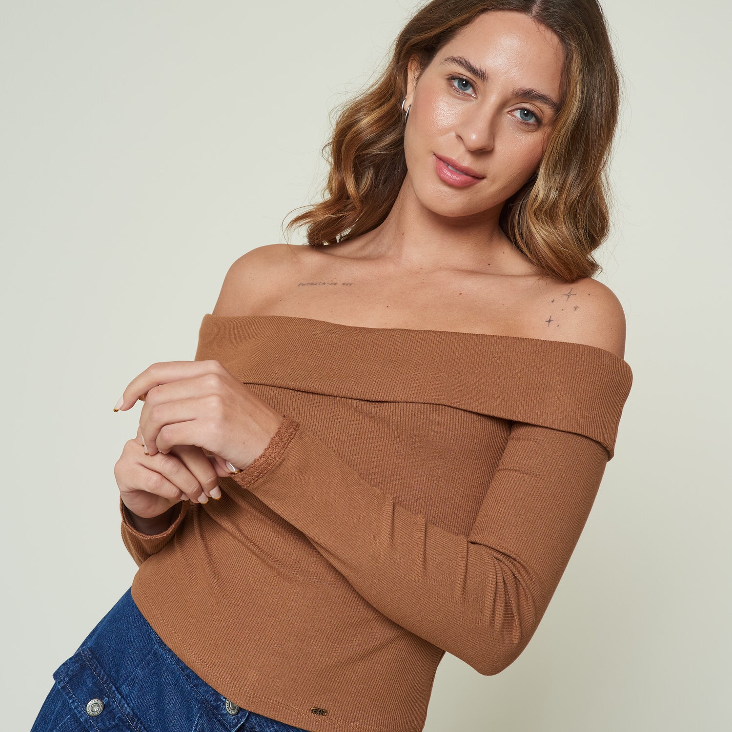 Polo Olivia Camel