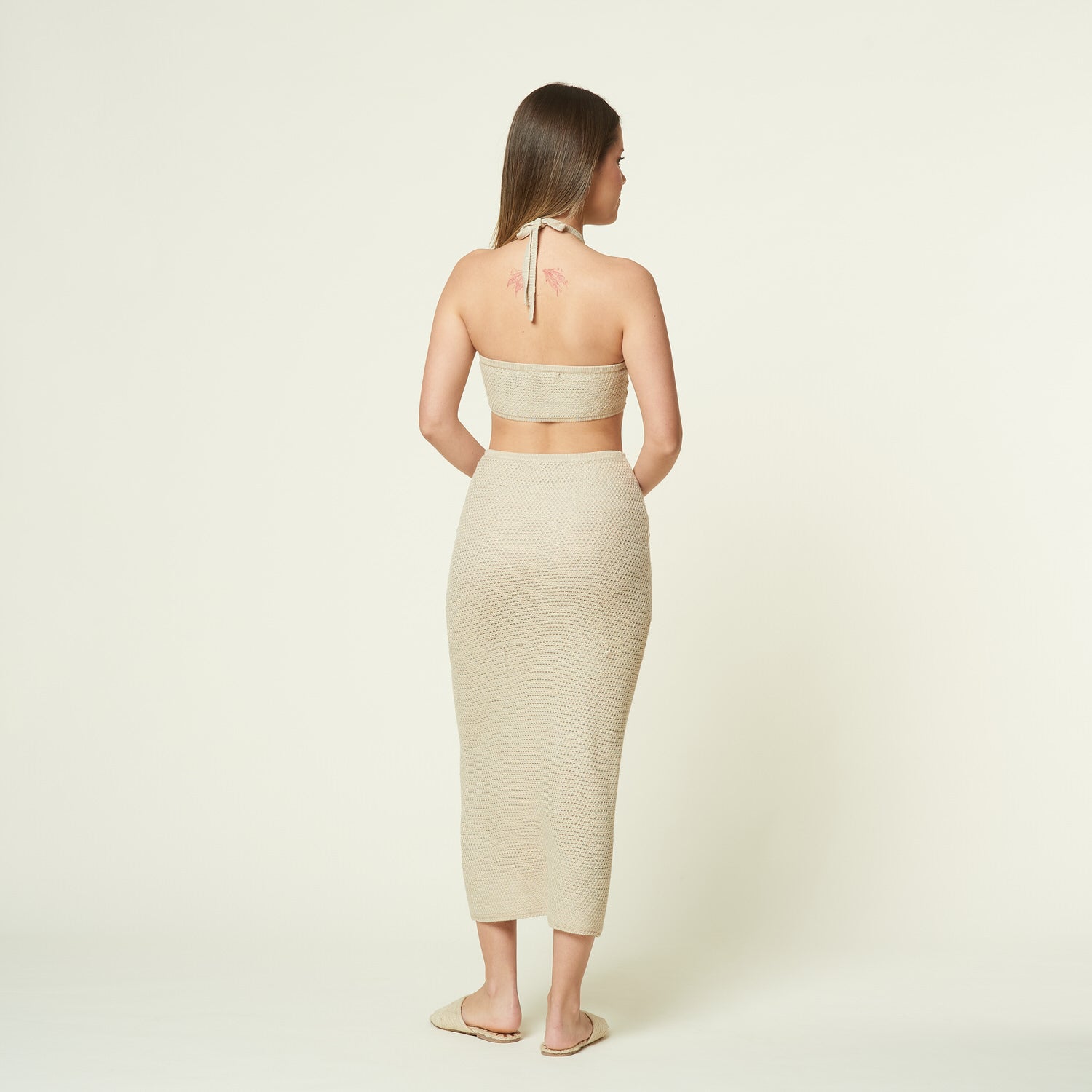 Vestido Armenia Beige