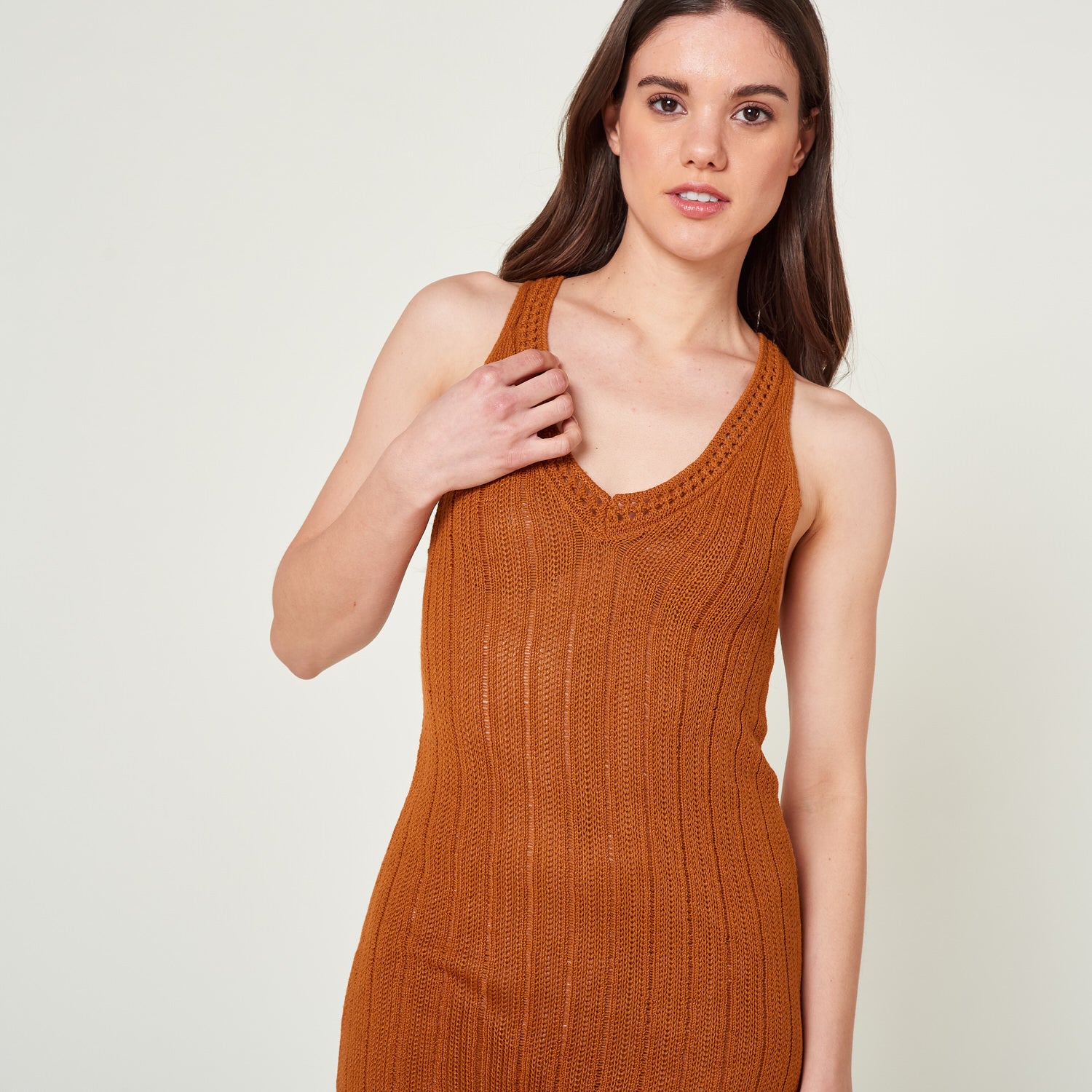 Vestido Belisa Marron