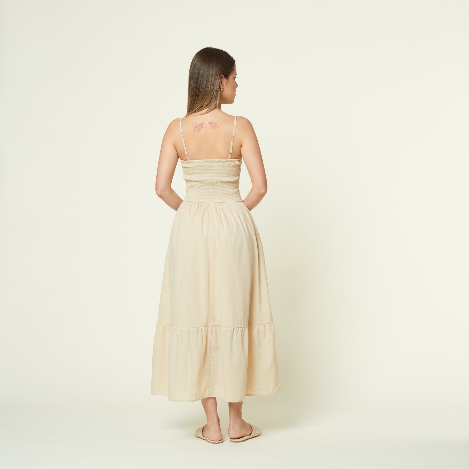 Vestido Gracia Beige