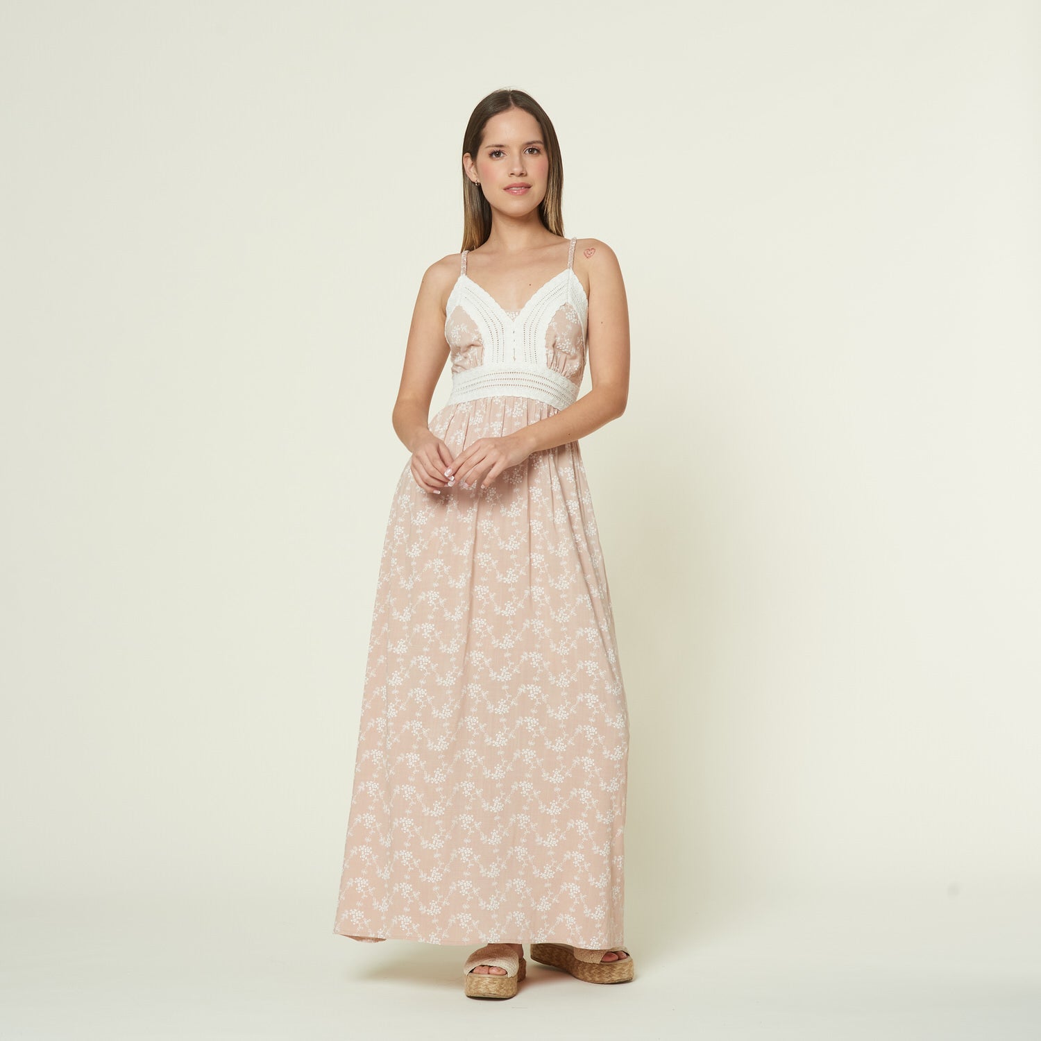 Vestido Janusz Beige