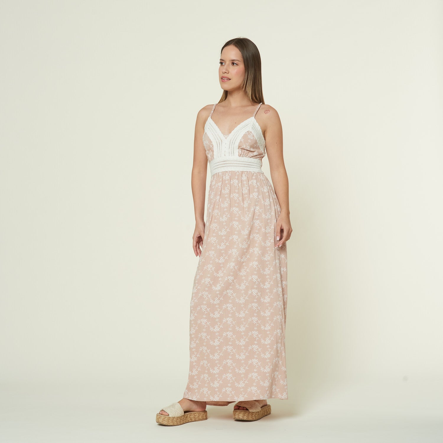 Vestido Janusz Beige