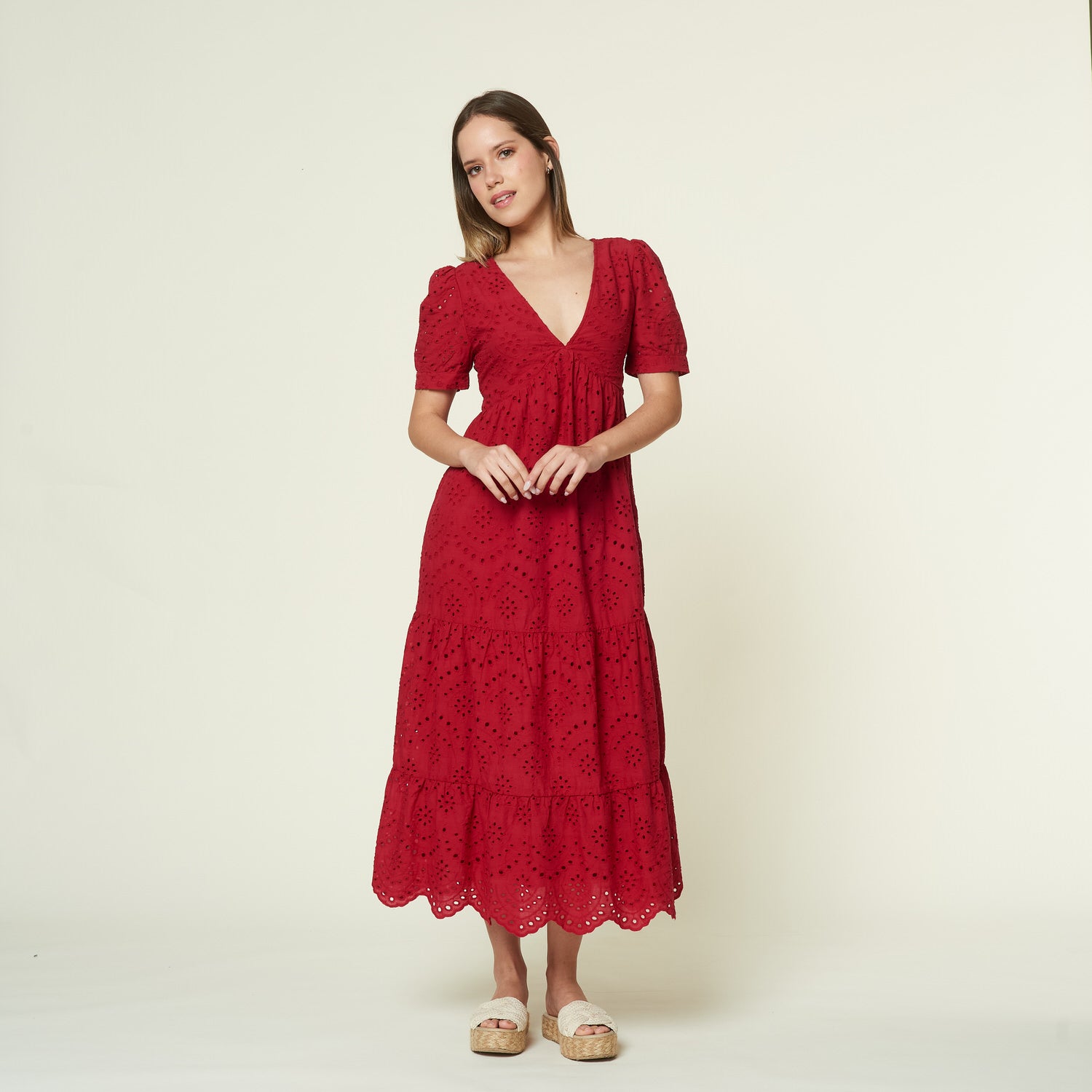 Vestido Luciana Rojo