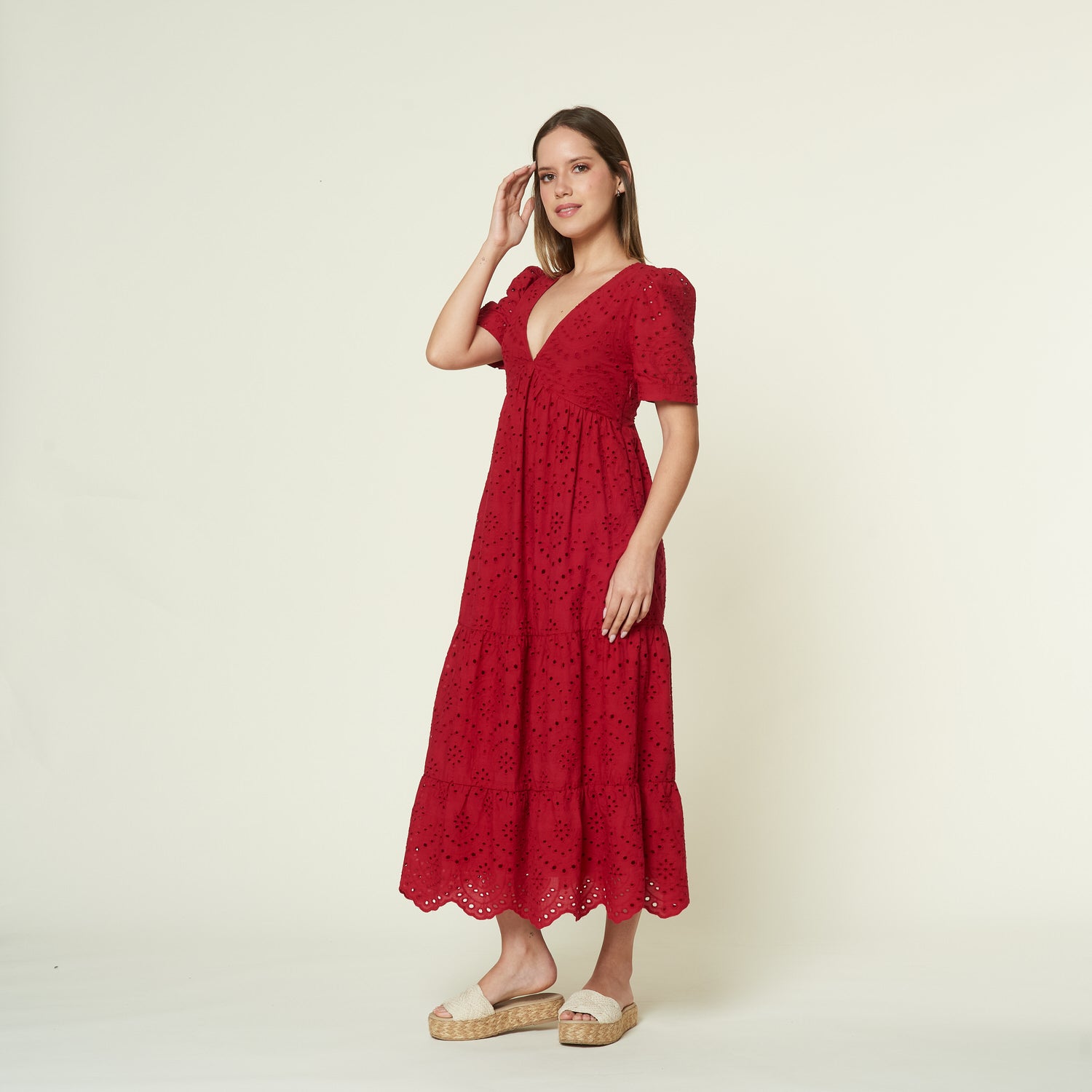 Vestido Luciana Rojo