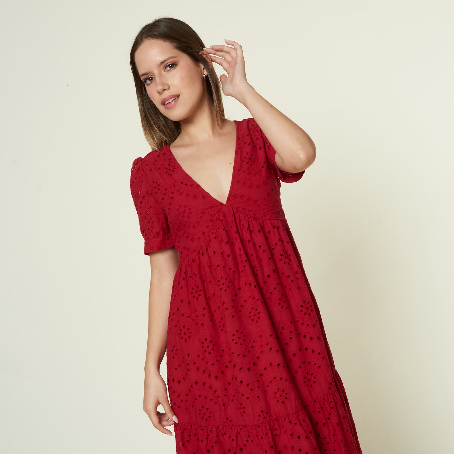 Vestido Luciana Rojo