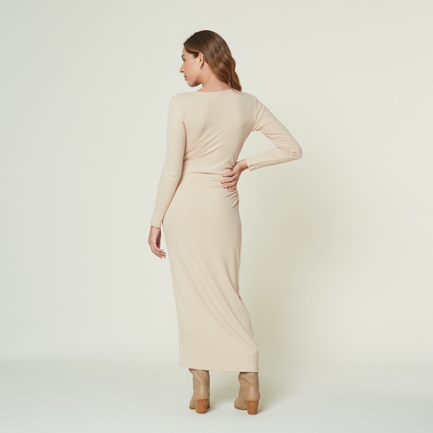 Vestido Franckie Beige