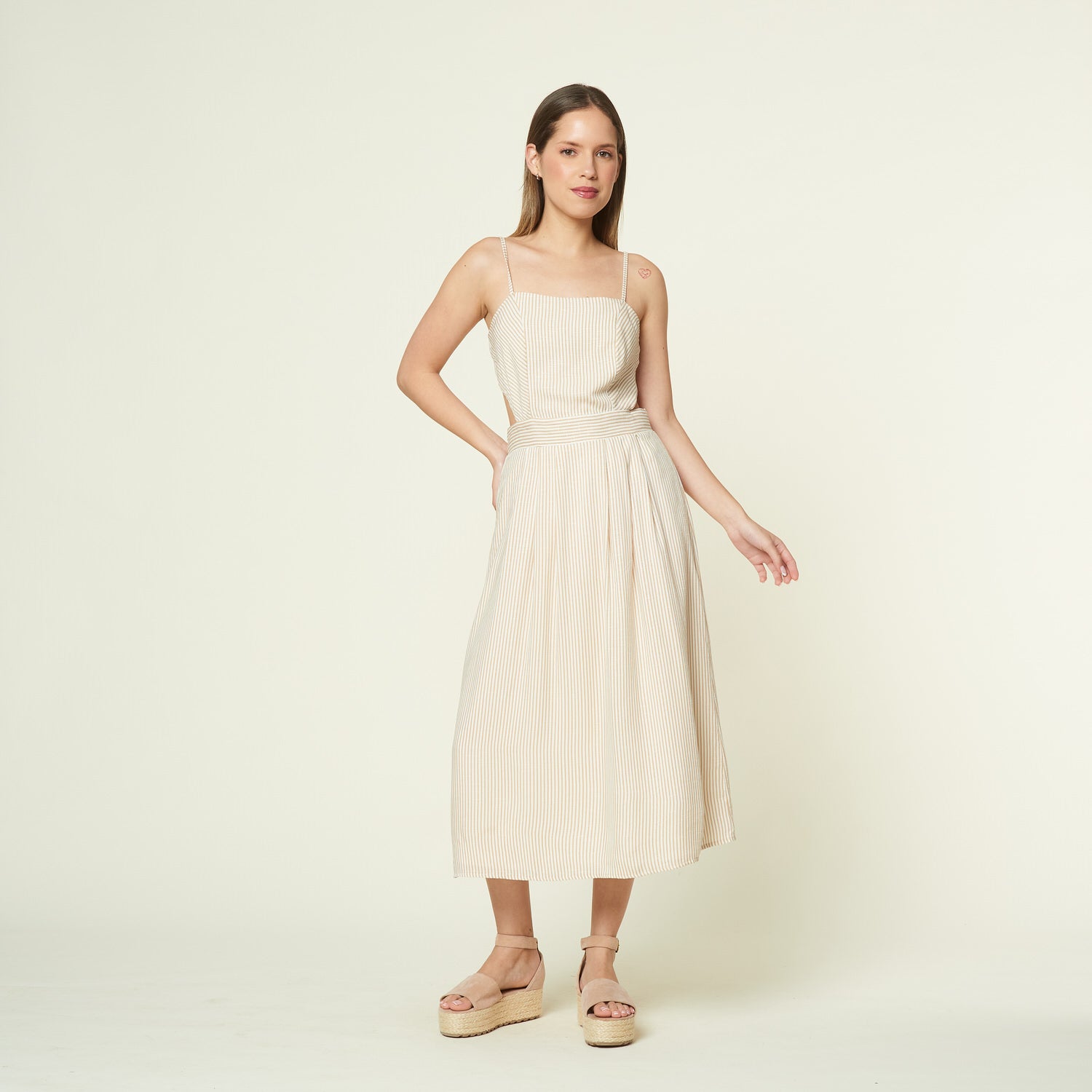 Vestido New Sand Beige