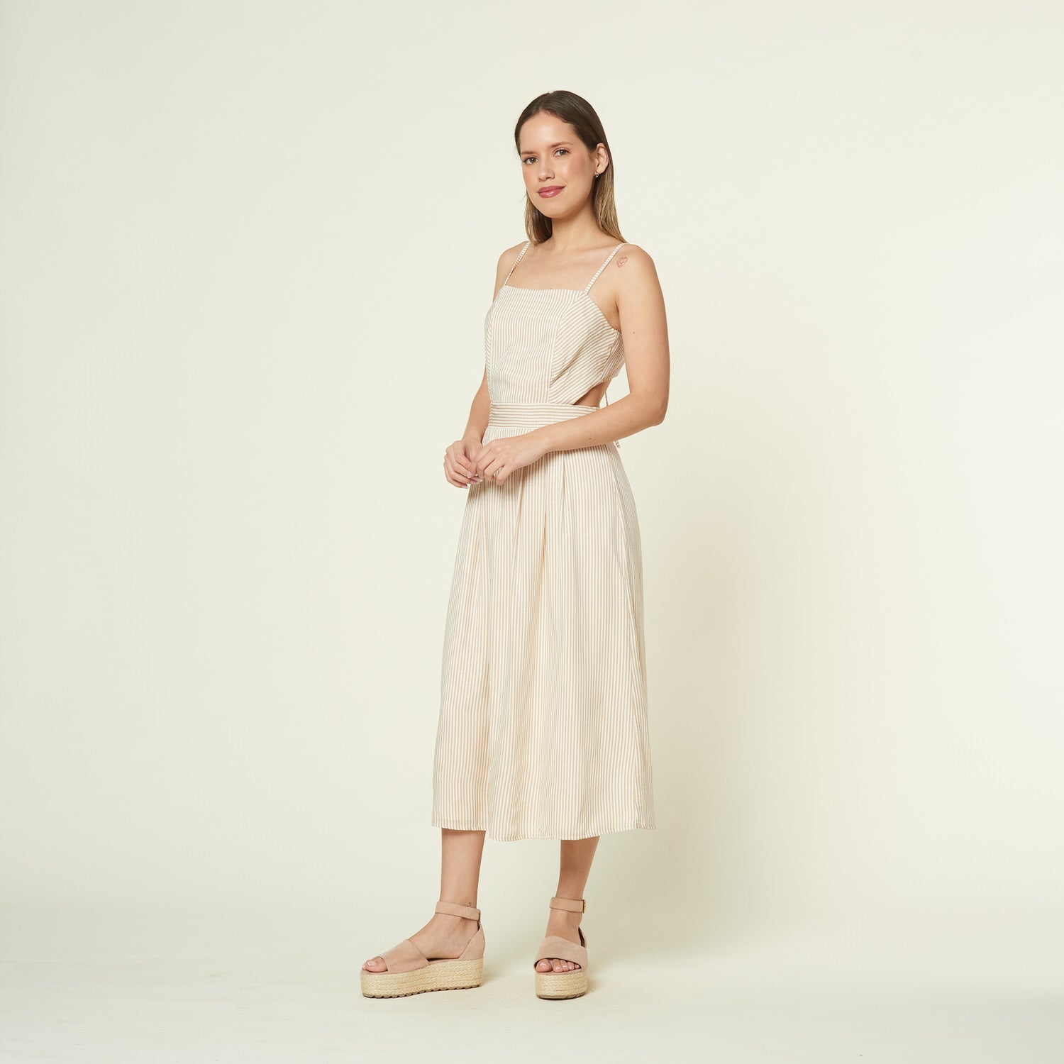 Vestido New Sand Beige