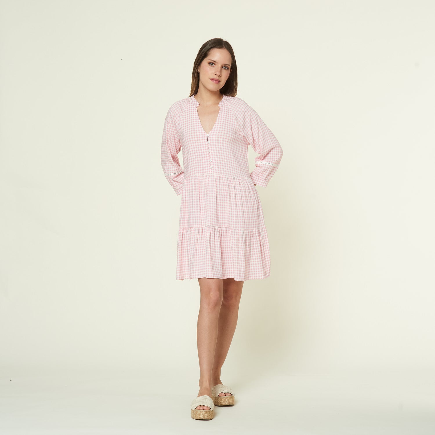 Vestido Olivia Rosado
