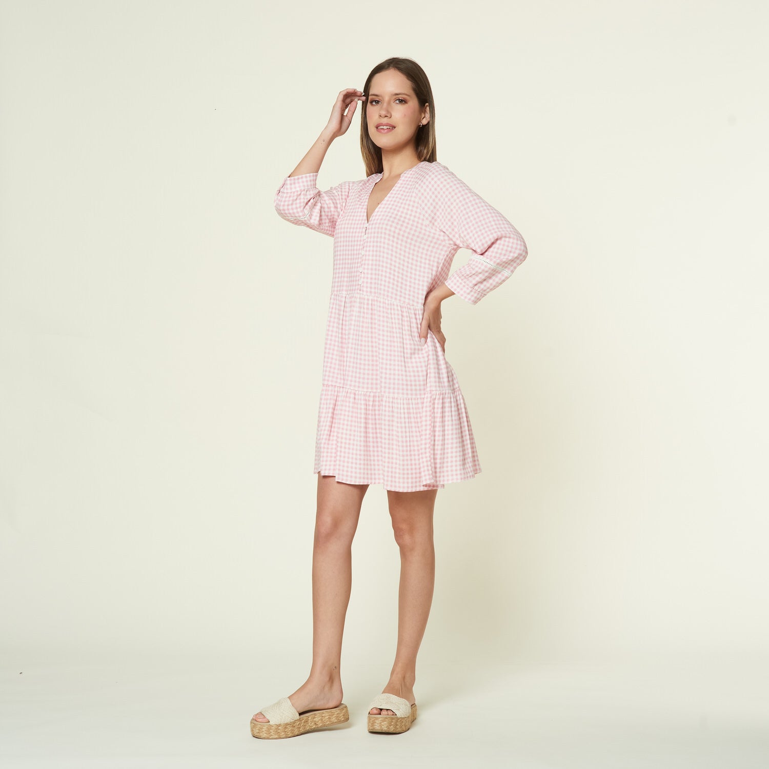 Vestido Olivia Rosado