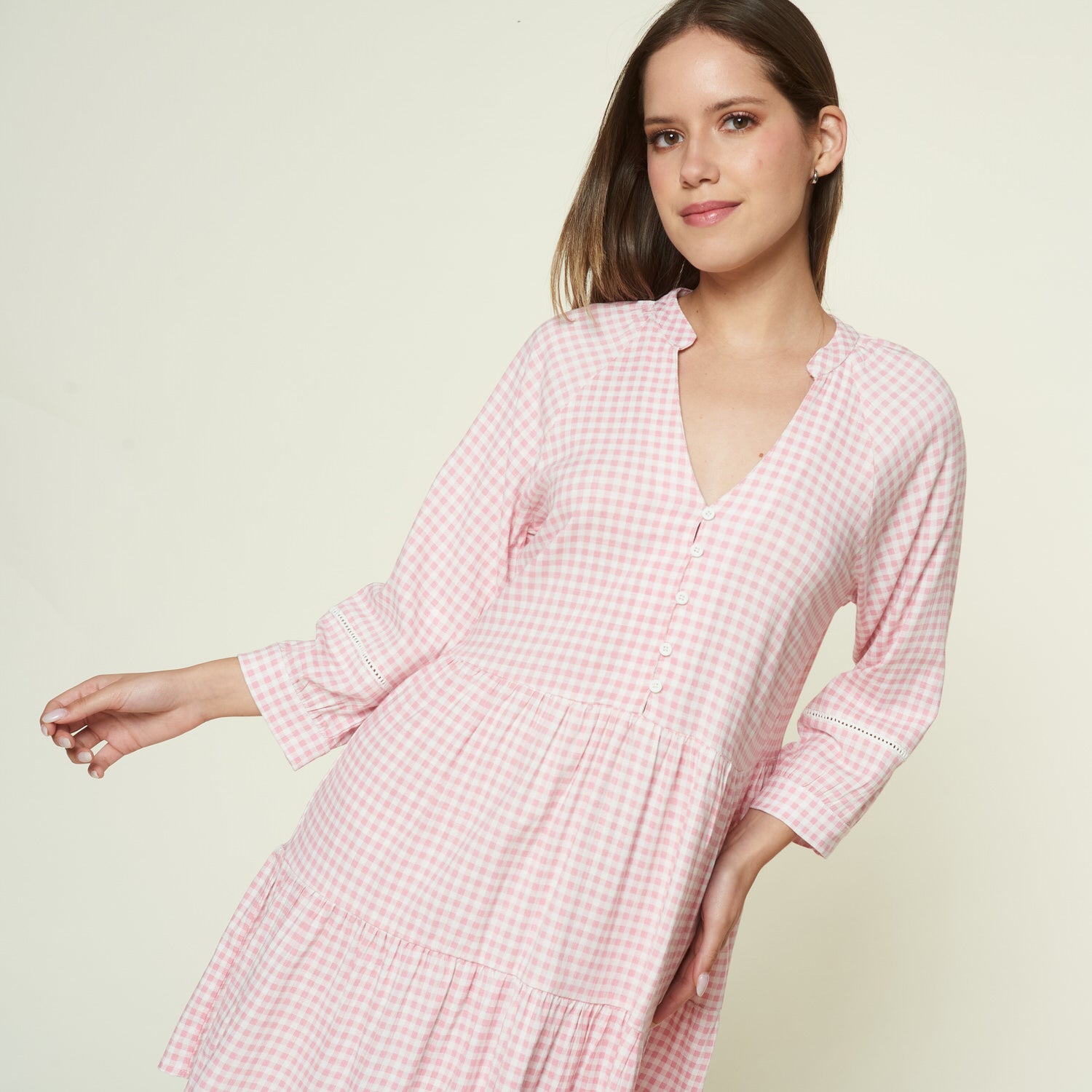Vestido Olivia Rosado
