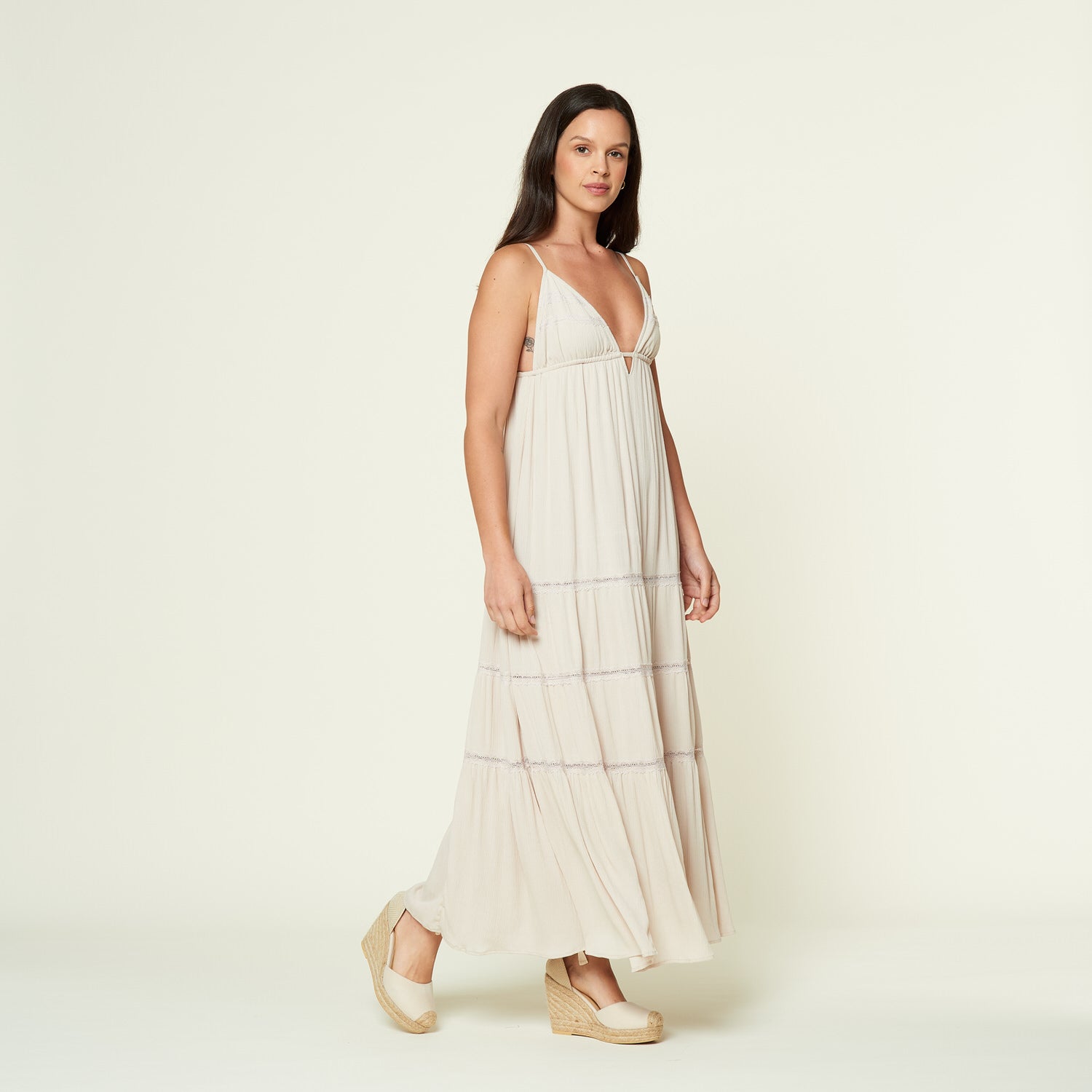 Vestido Rebeca Beige