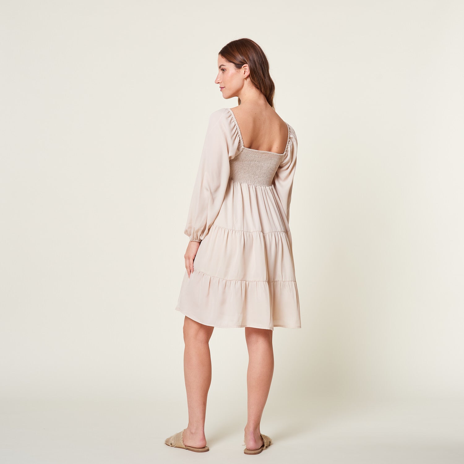 Vestido Vashti Beige