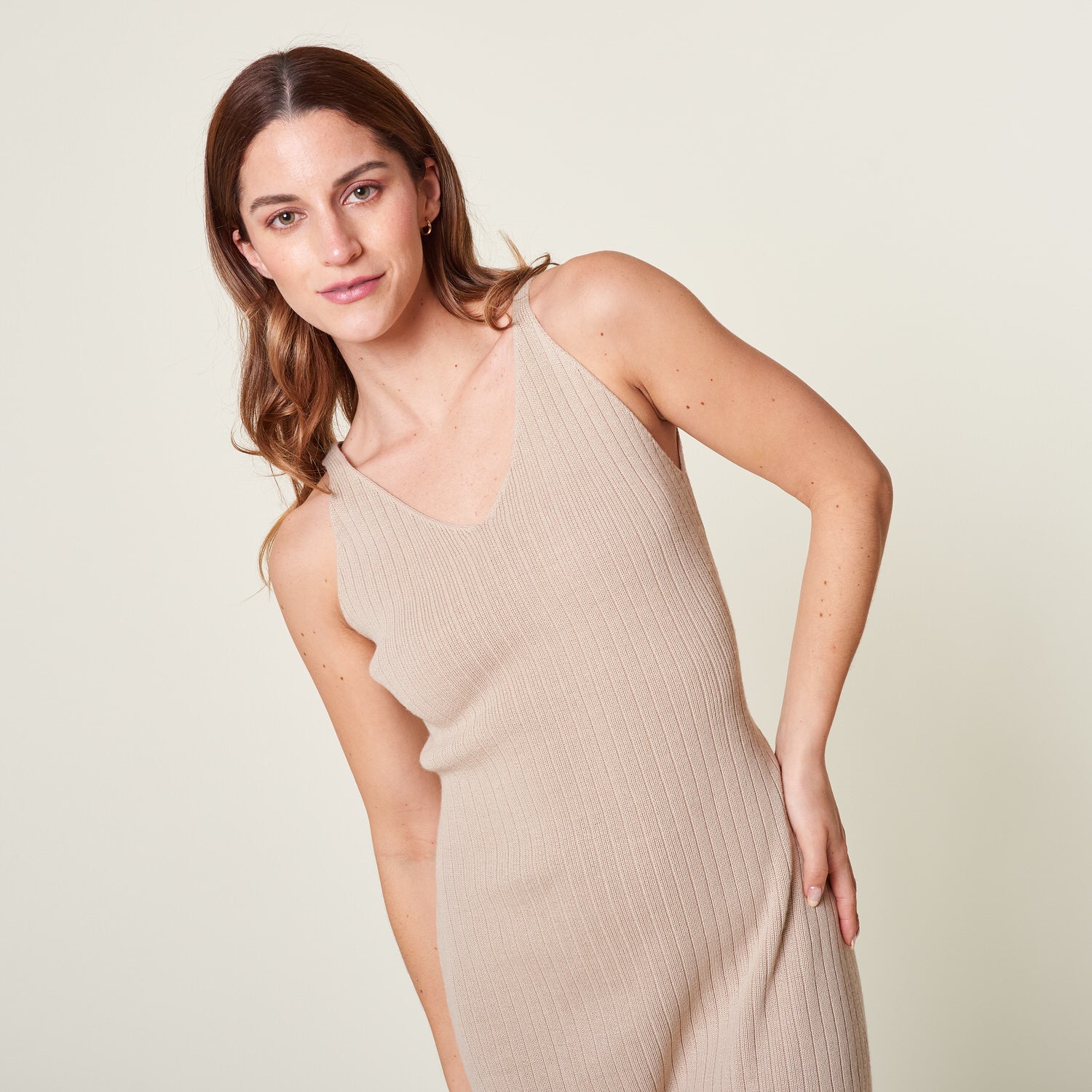 Vestido Vianca Beige