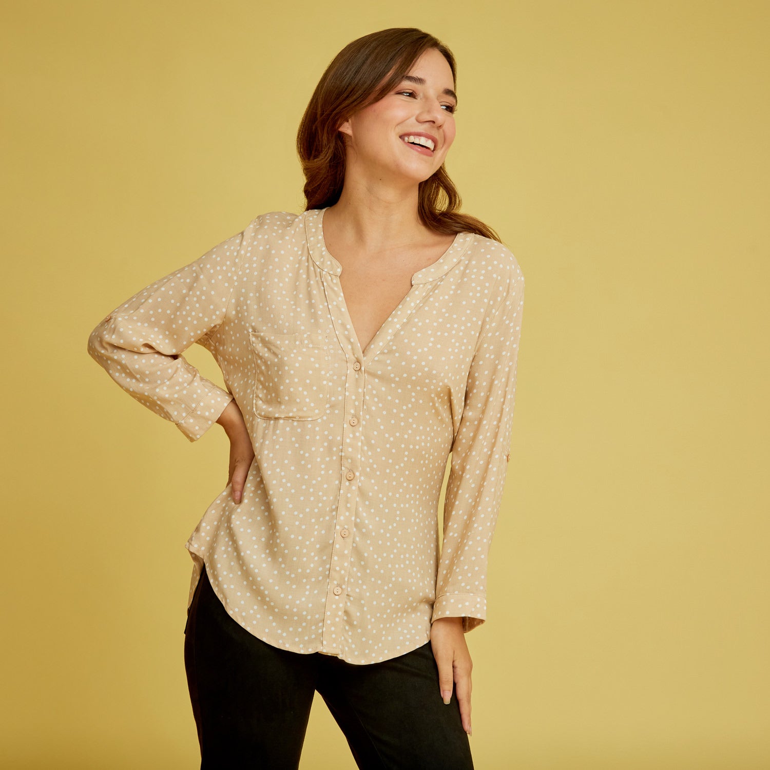 Blusa Bulos Beige